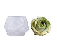 Générique Moule Silicone Rose,Silicone Alimentaire Réutilisable Pour Pâte Polymère,Moule À Gâteau En Forme De Fleur | Pour Fêtes Anniversaire Bureau Maison Chambre École Dortoir