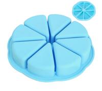 Générique Moules À Pizza En Silicone,Moules mousse triangle 8 cavités - Plat Antiadhésif Pour De Maïs - Pour Pâtissiers Débutants Confirmés Femmes Hommes Anniversaire Fêtes Réunions Soirée Familiale