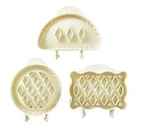 Générique Moules À - Silicone Anti-Adhésif 3 Pièces Fait À La Main,Moule à Tourte de Poche Façonneur de Pâte - Pour Thanksgiving Halloween Christmas s Pâte Chocolat Fromage Fêtes