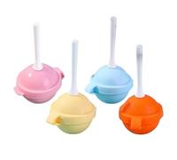 Générique Moules À Sucettes | 4 Pièces Moule Rond Réutilisable en Silicone Antiadhésif,Empreintes À Sucettes Et Bonbons | Pour Fait Maison Desserts Fêtes Hockey Friandises Bonbons Jus Glacé