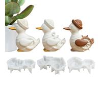 Générique Moules Animaux - 3 Coffrages À Béton Forme De Mouette - Moule à Fabrication,pour décoration Chambre, Salon, Maison, Table à Manger, fêtes, Vacances et Mariage