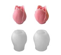 Générique Moules d ' Ornement en Silicone Faits à la Main, moules de Bougies à Fleurs 3D, Moule de Moulage en résine époxy, Fournitures Artisanales, Moulage de Bougies de scène