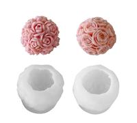 Générique Moules d ' Ornement en Silicone Faits à la Main, moules de Bougies à Fleurs 3D, Moule de Moulage en résine époxy, Fournitures Artisanales, Moulage de Bougies de scène