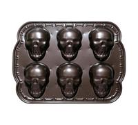 Générique Moules de crâne pour la cuisson, moule de four de crâne en d'a | Plat de cuisson de crâne d'halloween pour plateau à gâteau de crâne effrayant, forme de cuisson résistante à la température