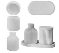 Générique Moules De Silicone - Moule De Coulée en Résine | Moule De Vase À Fleurs pour La Résine | Moules De Vase en Résiine Époxy Adaptés À L'artisanat Bricolage des Bijoux De La Maison De La Maison