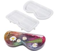 Générique Moules de Silicone pour la | Les Lunettes de Forme des Porte-Plateaux de Moule de avec Un matériau Non Stick réutilisable pour Une coulée Lisse | Moules de Support en Verre époxy