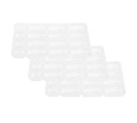 Générique Moules en Silicone Accessoires de Construction Faciles à Démouler Lot de 3 Couleur Aléatoire pour Mini Briques - pour Création de Maison Miniature et Table de