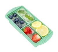 Générique Moules en Silicone pour Congélation,2 Pièces Grands Récipients Alimentaires - à Cubes pour Soupe avec Couvercle,Idéal pour Sauces Bouillons Restes et Préparation de Repas -