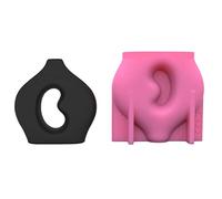 Générique Moules en Silicone torsadés Simples, Moule en résine époxy pour Pot de Fleur, Bricolage, plâtre, jardinière, Porte-Stylo, Moule pour Bricolage, Artisanat en résine, Pot de Fleur en