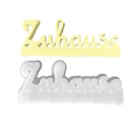 Générique Moules Lettres pour Résine - Moules en Silicone pour Lettres Allemandes en Résine,Signes Table Décoration Bougie Plâtre Table