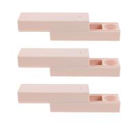 Générique Moules Ronds en Plastique pour Pâte Polymère 10mm 12mm 15mm, Outil à Percer Perles, Kit 3 Pièces pour Fabrication de Bijoux DIY Boucles D'oreilles