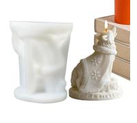 Générique Moules Silicone pour Chien,Outil de Coulage au Plâtre | Moule Chien pour Bougie, Savon, DIY | Décoration Maison, Artisanat Béton, Résine