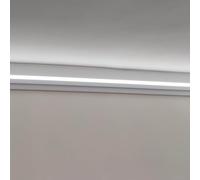 Générique Moulure de corniche à Del pour éclairage d'accentuation - Profilé en Aluminium pour Bandes Del, Garniture Murale sécable pour sous-Sol, théâtre, décoration d'hôtel (H : 15 cm, L : 3 m)