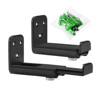 Générique Mount Bracket - ABS PC Metal Black 10-14.5cm Adjustable, Speaker Shelf | Soundbar Mount, 9-13.7cm Depth 7cm Height 4.5cm Width for Home Theater, TV Setup, Audio System Organization