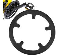 Générique Mountain Bike Chain Guard - Bike Chain Guards, Bikes Chains Cover | Protector Wrap with 5 Holes 40 Teeth All-Weather for Downhill Cycling Kids Commuting Ride Bicycle Sprocket Shield