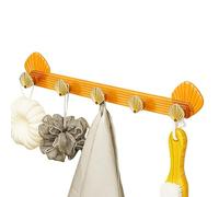 Générique Mounted Coat Hook - Adhesive Shelf for Closet | Abs with Strong Grip, Decorative Bathroom Shower Organizer, Kitchen Entryway Bedroom, Dorm and Storage Accessory