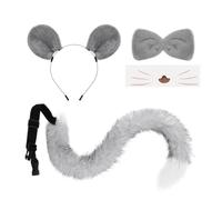 Générique Mouse Costume Accessories - Mouse Ears And Tail Set