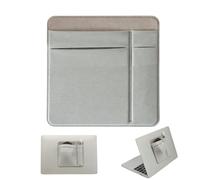Générique Mouse Holder Pouch - Storage Case for Computer Accessories Travel Office School | Fabric Material with Stick on Back Design, Compact Carry Bag for Workplace Dorm Home Use, 5.51x5.28 in