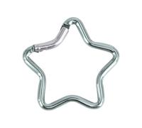 Générique Mousqueton de Verrouillage en Alliage d ' Aluminium, Crochet pour Porte-clés, Clips de Verrouillage pour randonnée avec Ressort Multifonctionnel