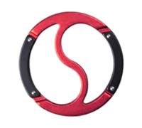 Générique Mousqueton Double Porte-clés Crochet Boucle Mousqueton à Ressort Alliage D'Aluminium Retour Automatique Convient pour Randonnée Promenade Ch, Rouge