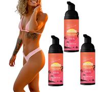 Générique Mousse Autobronzante,Mousse autobronzante pour un bronzage Naturel Sans Exposition au Soleil,Hydratant,Pour les Peaux Sensibles,Minimise les Risques d'Allergies (3PCS)