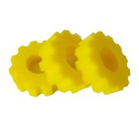 Générique Mousses filtrantes CPF-1500 pour filtres de Bassin CPF - Mousse filtrante Biologique pour filtres CPF, éponge filtrante Double densité (3 éponges Fines Jaunes, Ø 19 cm)