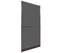 Générique Moustiquaire à charnière pour Portes Marron 120x240 cm,Quincaillerie, Matériaux de Construction, Portes, Portes d'entrée, Brun (Poids 2.64KG)