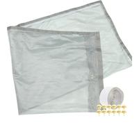 Générique Moustiquaire Fenêtre Auto-adhésive Polyester Maille Fine Anti-insectes Installation Facile avec Bande Auto-agrippante Résistante Chaleur et Lavable Protection Maison Pratique