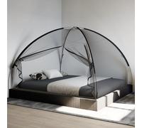 Générique Moustiquaire mongole avec Portes 220 Maille Noir 200x180x135 cm,Moustiquaires,1.11KG-4010044