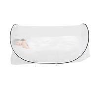 Générique Moustiquaire Pliable pour Lit Simple, Tente Pop-up, Moustiquaire Réglable pour Voyage Et Camping, Filet De Bébé en Maille Fine Réglable Et Respirant