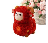 Générique Mouton du Nouvel an Chinois Mouton Chinois Mignon Animal Coussin | Coussin Jouet Peluche Rembourré Pour , Femmes, , Tables De Crèche, Maison, École, Bureaux, Librairies, Canapés 20 cm