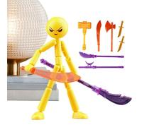 Générique Movable Action Figures - Flexible Jointed Model | Poseable Art Fully Articulated Realistic Structure Smooth Motion Design for Drawing Reference, Display, Bedroom, Office Or Home Decor