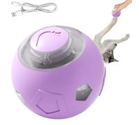 Générique Moving Ball, Automatic Dog Toys, Rechargeable Smart Pet Supplies, Motion Activated Interactive Toy, LED Light Ball for Small, Medium, Large Breeds, Aggressive Chewers, Kittens, Indoor Play
