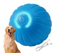 Générique Moving Dog Ball, LED Light Automatic Interactive Toy, Stimulating Dog Accessories for Indoor Outdoor Play Training Exercise Travel Simulation