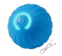 Générique Moving Dog Ball - with LED Light Automatic Interactive Accessory, Small Dog Toys for Indoor Outdoor Play Training Exercise Mental Stimulation Hunting Simulation Floor Play Travel