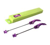 Générique Moyeu de vélo à dégagement Rapide - Axe en d'aluminium coloré, Jeu de leviers de Remplacement pour essieux et arrière de 0,79 Pouces | Kit d'arbre Creux en d'aluminium de montagn