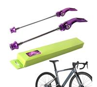 Générique Moyeu De Vélo À Dégagement Rapide - Kit De Levier D'essieu Et Arrière, Axe Creux en D'aluminium, Kit De Remplacement De Roue De Cyclisme | Accessoire De Montage