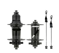 Générique Moyeux de vélo PRO7 24/32 Trous Rayons j-Bend 4 pièces roulement scellé, Compatible for VTT moyeu Libre 8/9/10/11/12 Vitesses(BK 100X9 135X10 XD)