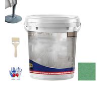 Générique Mr Material 1 Rust Paint, Mr Material Floor Paint, Mr.Material 1 Epoxy Floor PaintS, Epoxy Colored Sand FloorPaint, Quick-Dry Anti-Slip Water-Based FloorPaint, for Interior Exterior (Green)