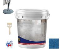 Générique Mr Material 1 Rust Paint, Mr Material Floor Paint, Mr.Material 1 Epoxy Floor PaintS, Epoxy Colored Sand FloorPaint, Quick-Dry Anti-Slip Water-Based FloorPaint, for Interior Exterior (Blue)