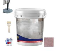 Générique Mr Material 1 Rust Paint, Mr Material Floor Paint, Mr.Material 1 Epoxy Floor PaintS, Epoxy Colored Sand FloorPaint, Quick-Dry Anti-Slip Water-Based FloorPaint, for Interior Exterior (Pink)