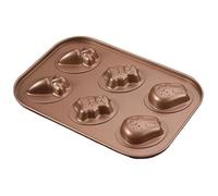 Générique Muffin Pan Non-Stick, Baking Mould Metal, Cup Cake Pans 26.5x18.5x2cm for Modern Art Professional Home Supplies Daily Repair Kit Modern House Accessory Unit Home Decor Interior Supply Case