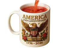 Générique Mug 250e Anniversaire,Gobelet Commémoratif pour Eau | Tasse Célébration pour Femmes | pour Femmes Maison Bureau École Classe Appartement