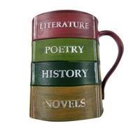 Générique Mug À Café Mug 3D En Résine Livre Coloré Fait Main Pour Bière