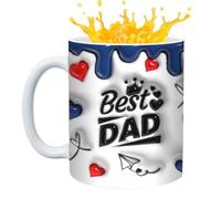 Générique Mug à Café Papa,Mug 3D Drôle en Céramique,Verre Bar Pour Thé Bière Whisky - Fête Familiale Pique-Nique Camping Halloween Vacances