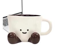 Générique Mug À Café | Tasse à Thé Originale avec Pieds,Verre à Eau Esthétique, Rangement Stylos Décoratif pour Bureau Maison - Accessoire Hommes Femmes