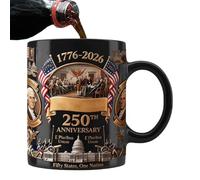 Générique Mug à café,Vaisselle patriotique américaine du 250e anniversaire,450ml 250e Anniversaire des USA Mug Café et Tasse Thé - Pour lait, latte, jus, soda, bière, cappuccino, bureau, cuisine,