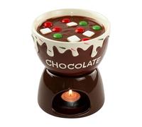 Générique Mug à Fondue - Réchaud À Beurre Alimentaire | Kit Fondue Portable,pour Fruits De Mer Dîner Dessert Sauce Fromage Lait Caramel Soirée Romantique Anniversaire Mariage