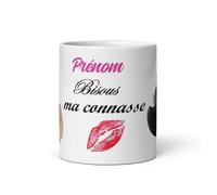 Générique Mug bisous idée de cadeau amie, soeur, belle soeur à offrir pour un anniversaire, à Noël, ou tout simplement pour le plaisir d'offrir