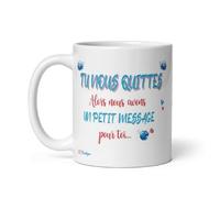 Générique Mug collègue pourquoi tu nous quittes idée de cadeau pour un départ, une retraite très belle idée de cadeau à offrir